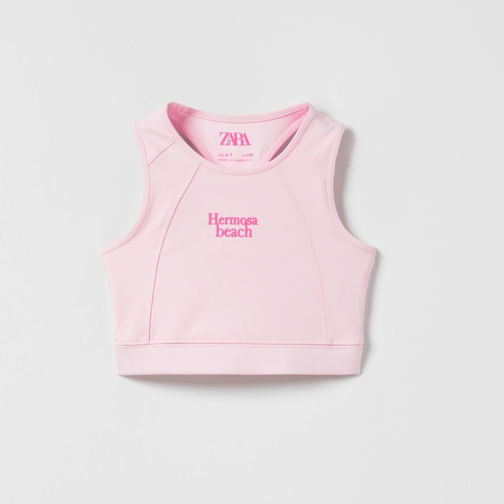 ZARA - GIRL’S CROP TOP AND SHORTS SET - SIZE 10